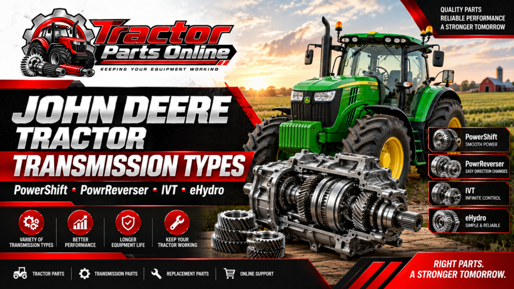 John Deere tractor transmission types